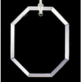 Classy Ornamentals Beveled Octagon Ornament - Starfire Glass